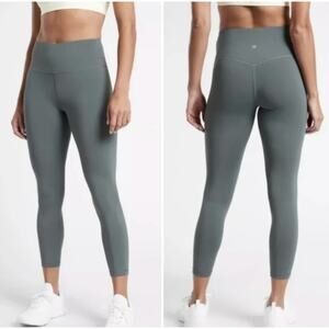 ATHLETA Elation Train 7/8 Tight Metropolis Grey Leggings Size Large Tall